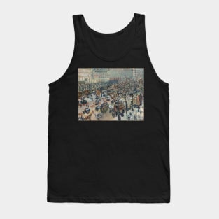 Boulevard of the Italians, Morning, Sunlight  by Camille Pissarro Tank Top